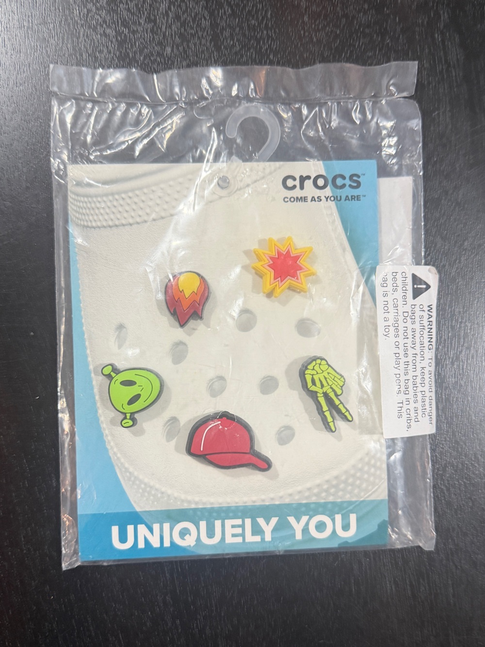 NEW Crocs “Kool Guy” Alien Jibbitz- 5pc Shoe Charms- Come as you Are accessories